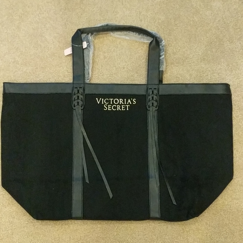 NWT Victoria's Secret black tote